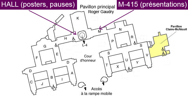 Plan pavillon Roger Gaudry